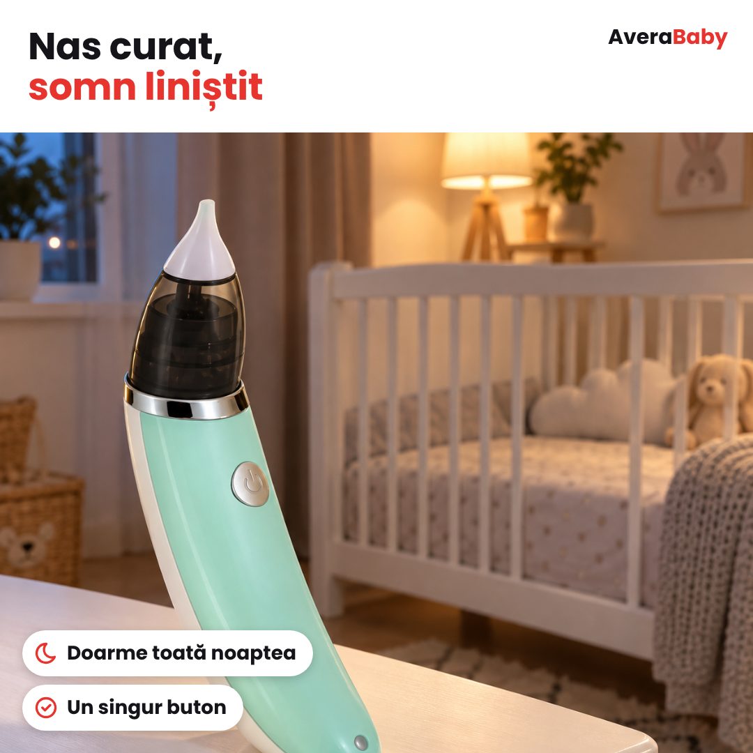 AveraBaby – Aspirator nazal electric pentru bebeluși