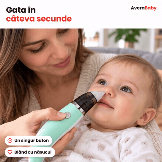 AveraBaby – Aspirator nazal electric pentru bebeluși