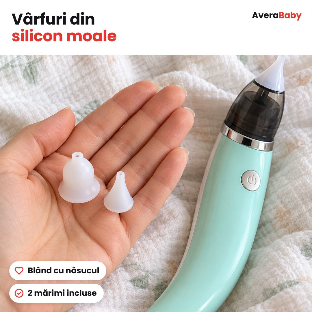 AveraBaby – Aspirator nazal electric pentru bebeluși