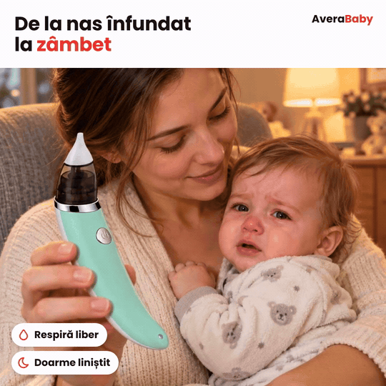 AveraBaby – Aspirator nazal electric pentru bebeluși